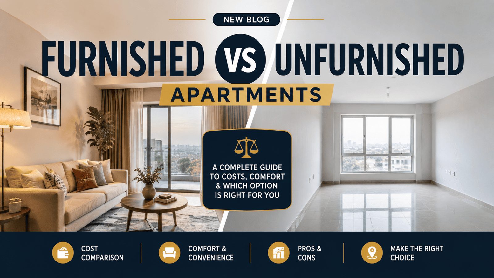 Furnished vs. Unfurnished Apartments: A Complete Cost Comparison